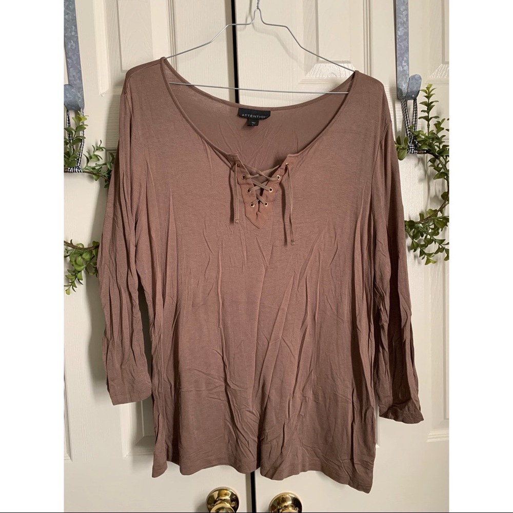 Quarter-Sleeve Blouse